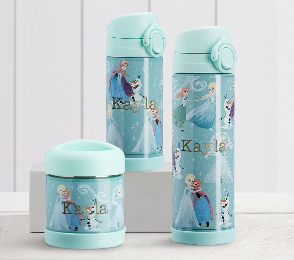 Mackenzie Aqua Disney Frozen Water Bottles Pottery Barn Kids Australia